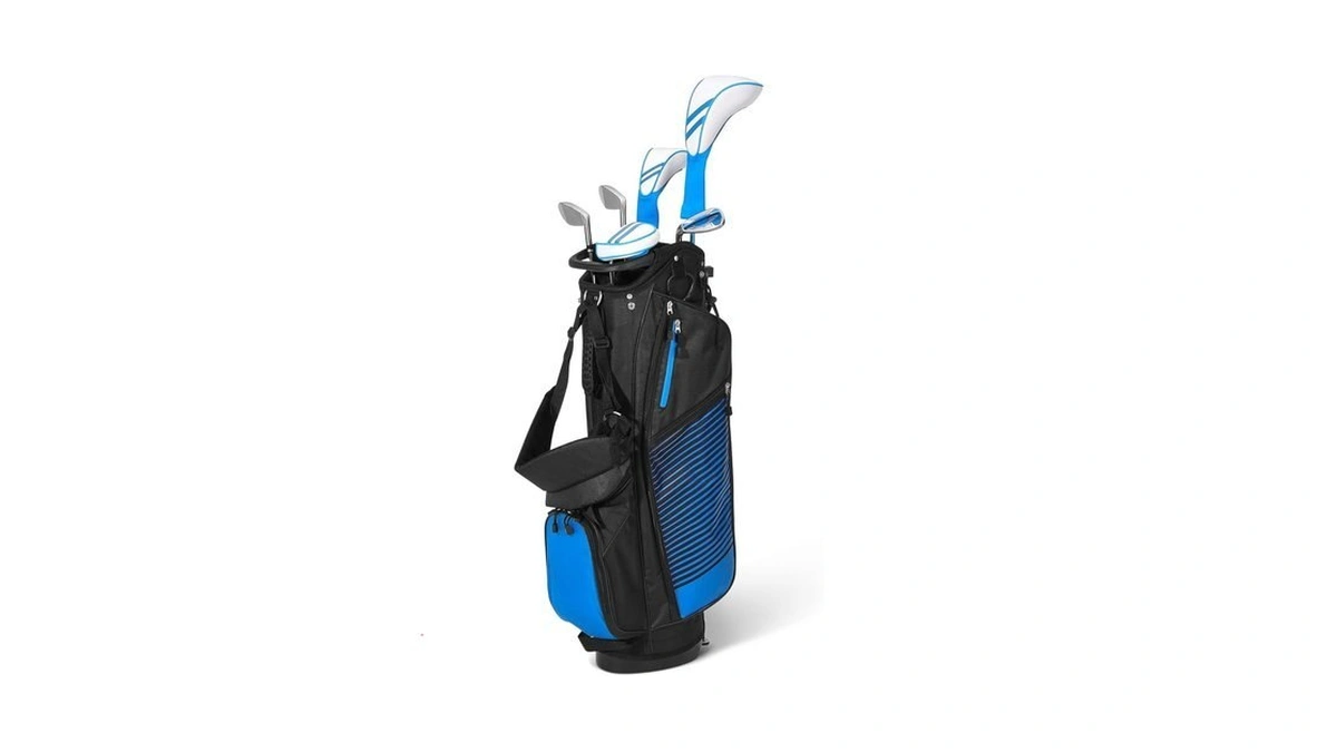 Amazon Basics Golf Club Set, 6- Piece With Stand Bag,