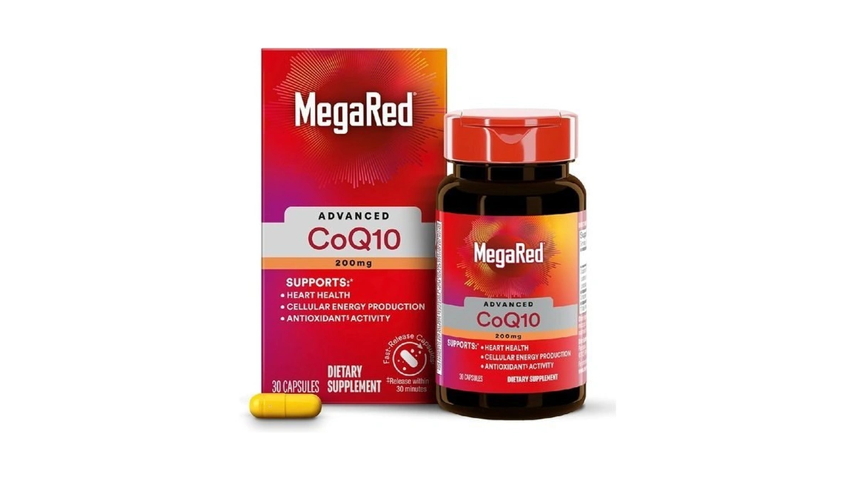 Megared Advanced Coq10 Supplements- 200mg Per Serving, Powerful Antioxidant That