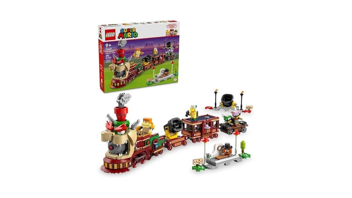 Lego Super Mario The Bowser Express Train Toy - Building