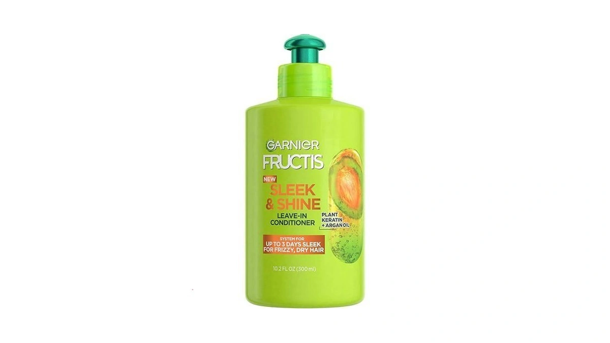 Garnier Fructis Sleek & Shine Leave-in Conditioning Cream For Frizzy,