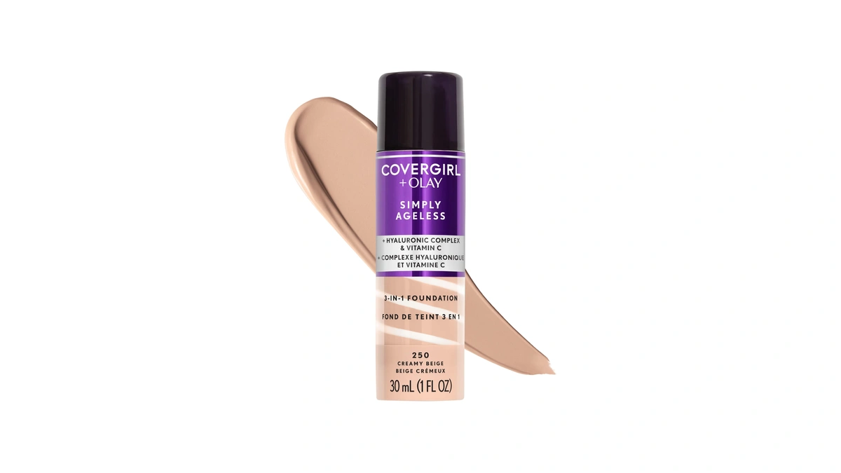 Covergirl & Olay Simply Ageless 3-in-1 Liquid Foundation, Matte Finish,