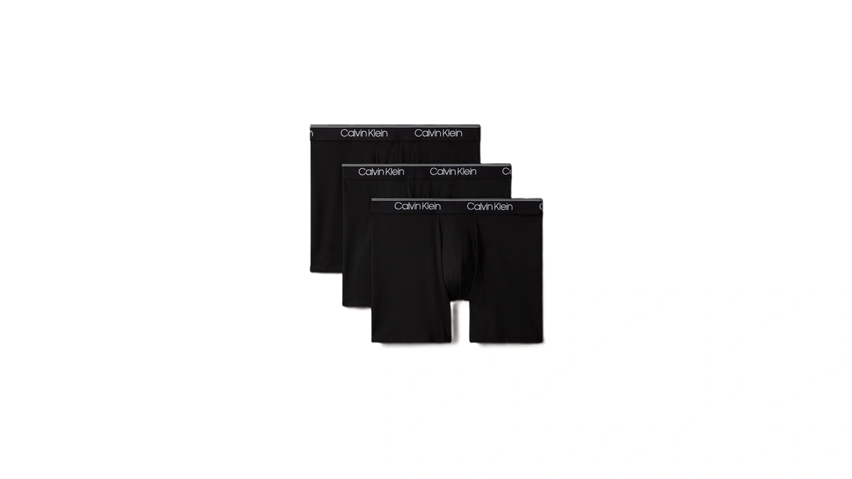 Calvin Klein Men's Micro Stretch 3-pack Boxer Brief, 3 Black,
