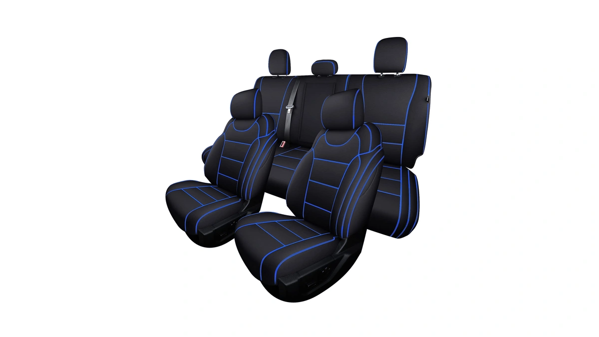 Coverado Car Seat Cover Full Set With Waterproof Neoprene, F150