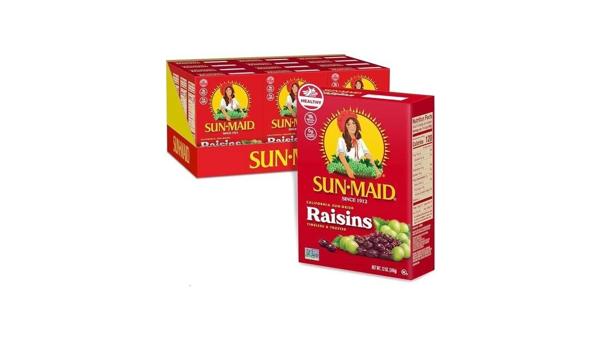 Sun-maid California Sun-dried Raisins - Sharing-size Box - Dried Fruit