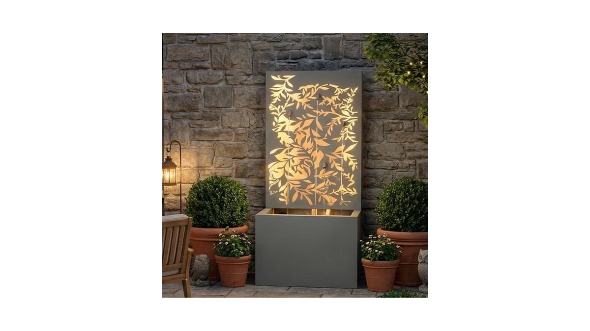Christopher Knight Home Hange 30.71" H Metal Water Fountain Outdoor