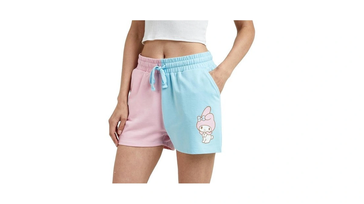 My Melody Character Art Pink & Blue Contrast Women's Sweat