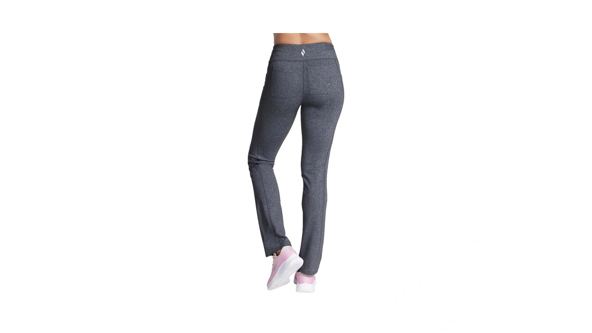 Skechers Women's Go Walk Og Mid Rise Pants, Heathered Gray,