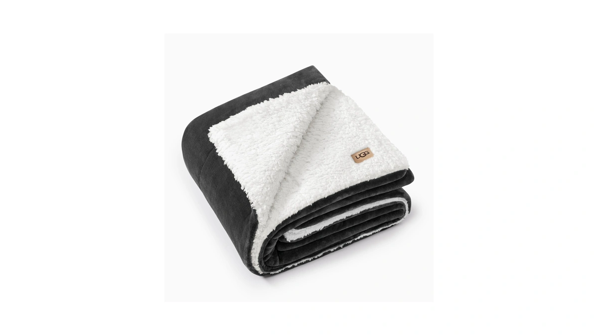 Ugg Nita Throw Blanket For Bed, Soft Reversible Plush Throw