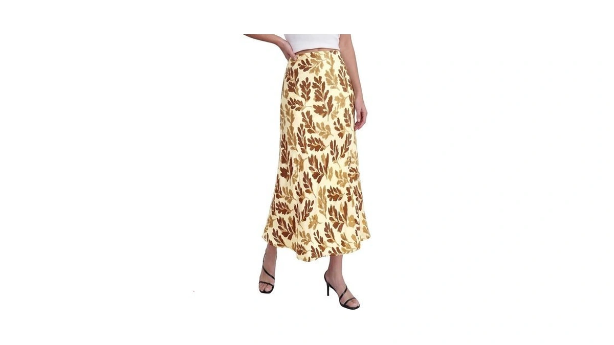 Btfbm Satin Skirts For Women 2025 Fall High Waisted A-line
