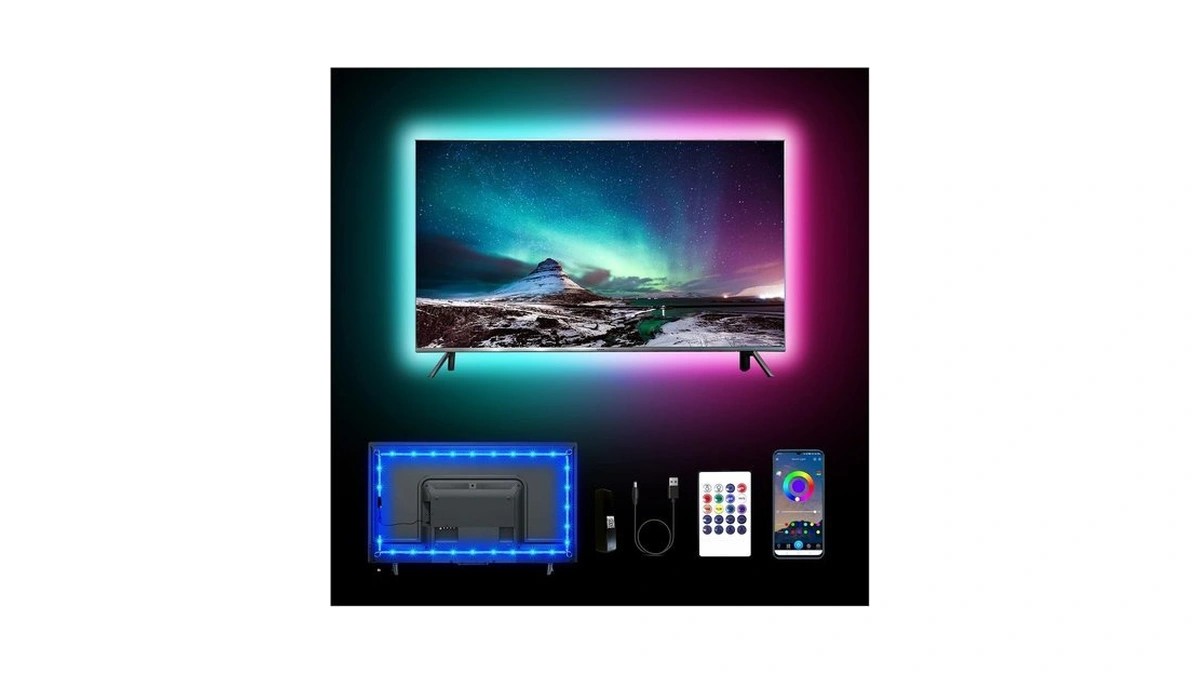 Dalattin 12.5ft Led Lights For Tv, 40-55 Inch Usb Rgb