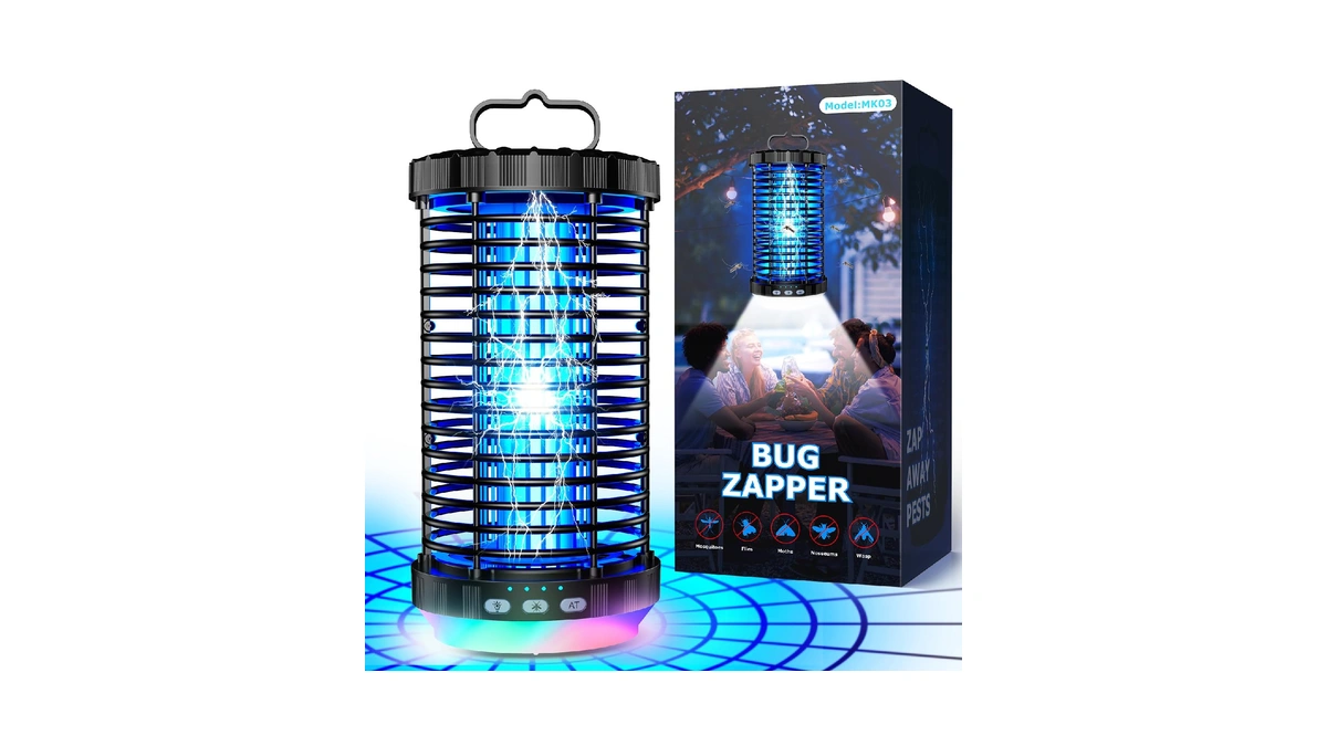 Createfun Bug Zapper Outdoor, 2026 Upgraded 3 In 1 Rechargeable