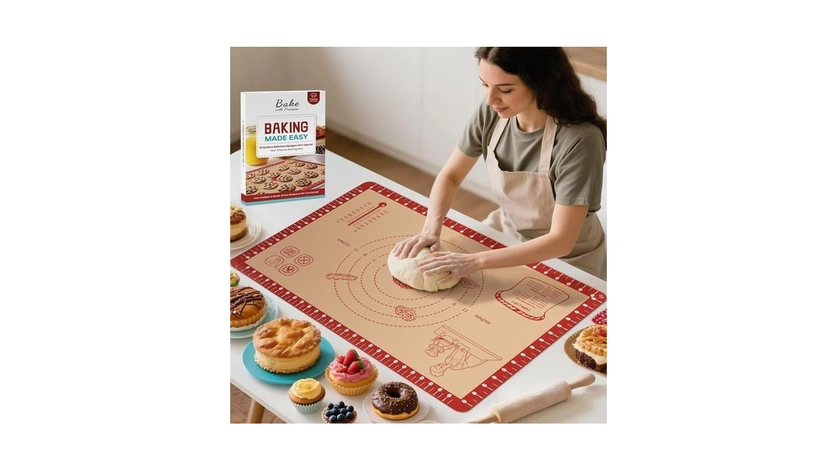 Amazon code: Silicone Baking Mat With Recipes, Extra
