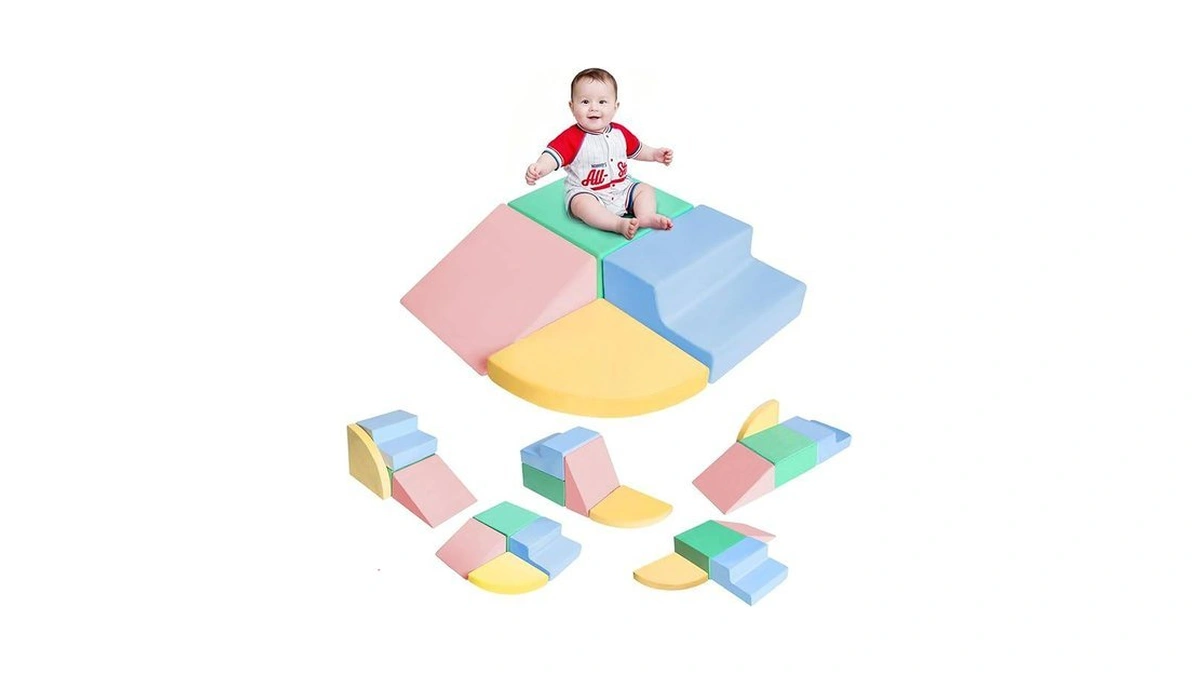 Dtrk Climbing Toys For Toddlers 1-3, Soft Indoor Play Gym