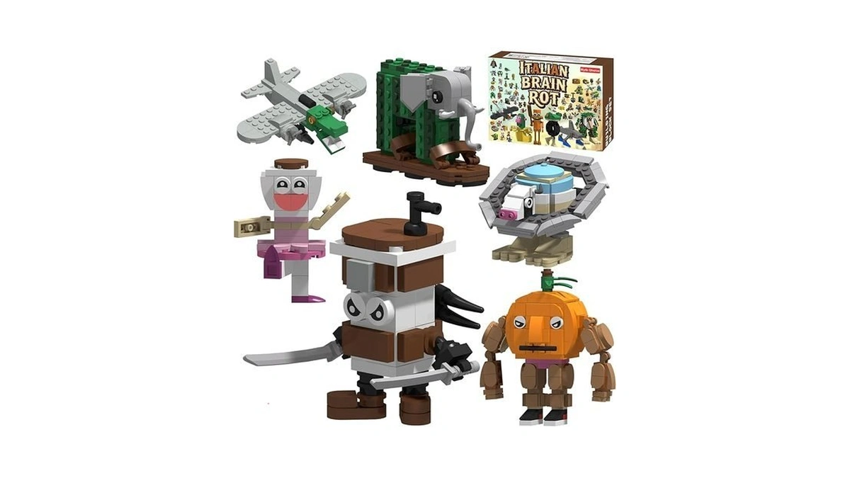 Myth Qholve Italian Brain Rot Unique Cartoon Characters Building Blocks