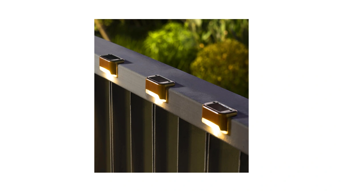 Solpex Solar Deck Lights Outdoor 16 Pack, Solar Step Lights