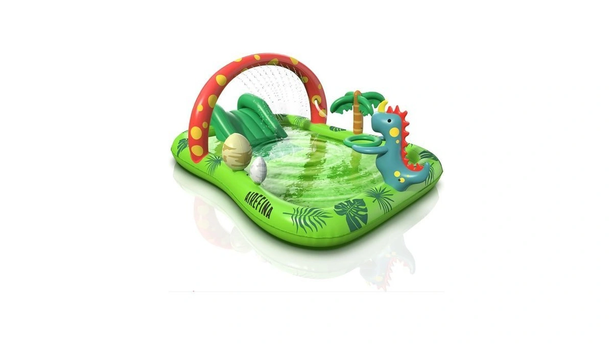 Inflatable Kids Pool, Airefina Dino Planet Inflatable Play Center Kiddie