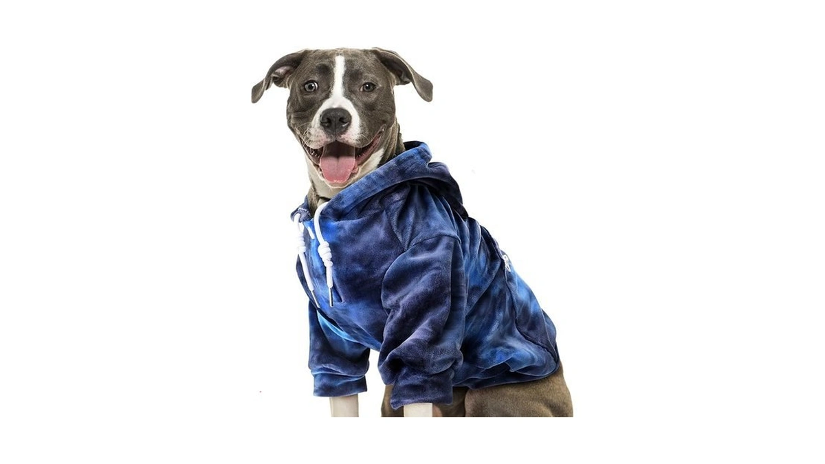 Slowton Dog Hoodie Tie Dye - Warm Dog Sweater Hoodies