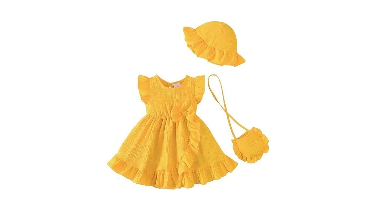 Sodlon Toddler Girl Dress 12-18 Months Infant Baby Girl Summer