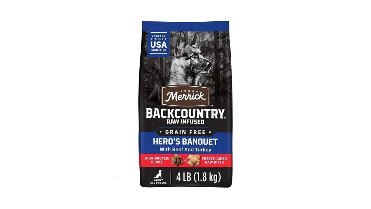 Merrick Backcountry Grain Free Dry Adult Dog Food, Kibble With