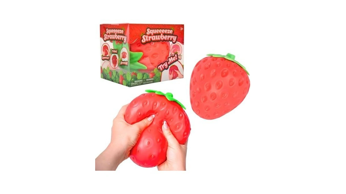 Squishy Extra Large Strawberry, Gag Gifts Funny Adult, Giant Stress