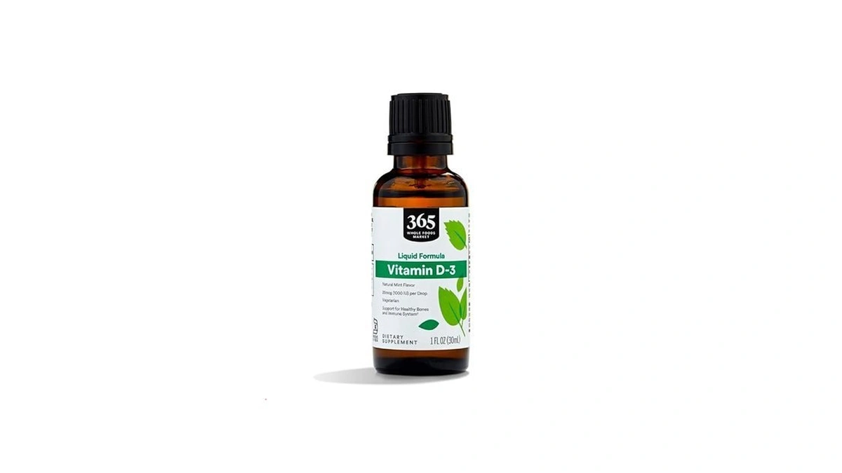 Whole Foods Market, Vitamin D-3 Liquid Mint Flavor 1000iu, 1