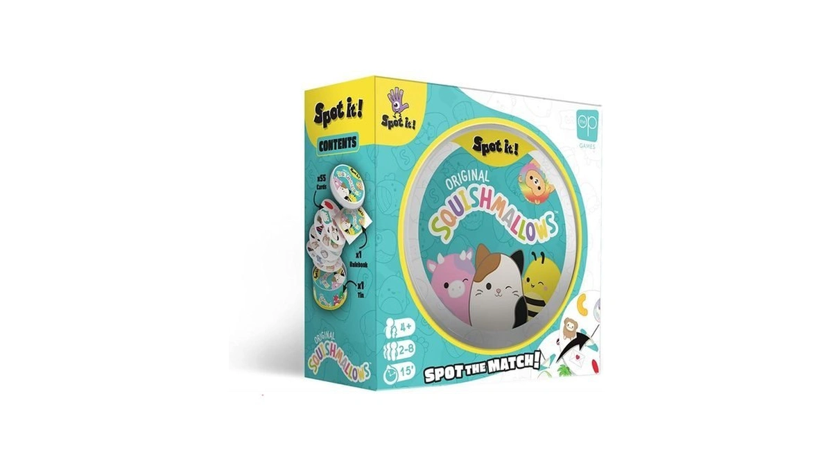 Spot It! Squishmallows | Fun Card Game For Kids And