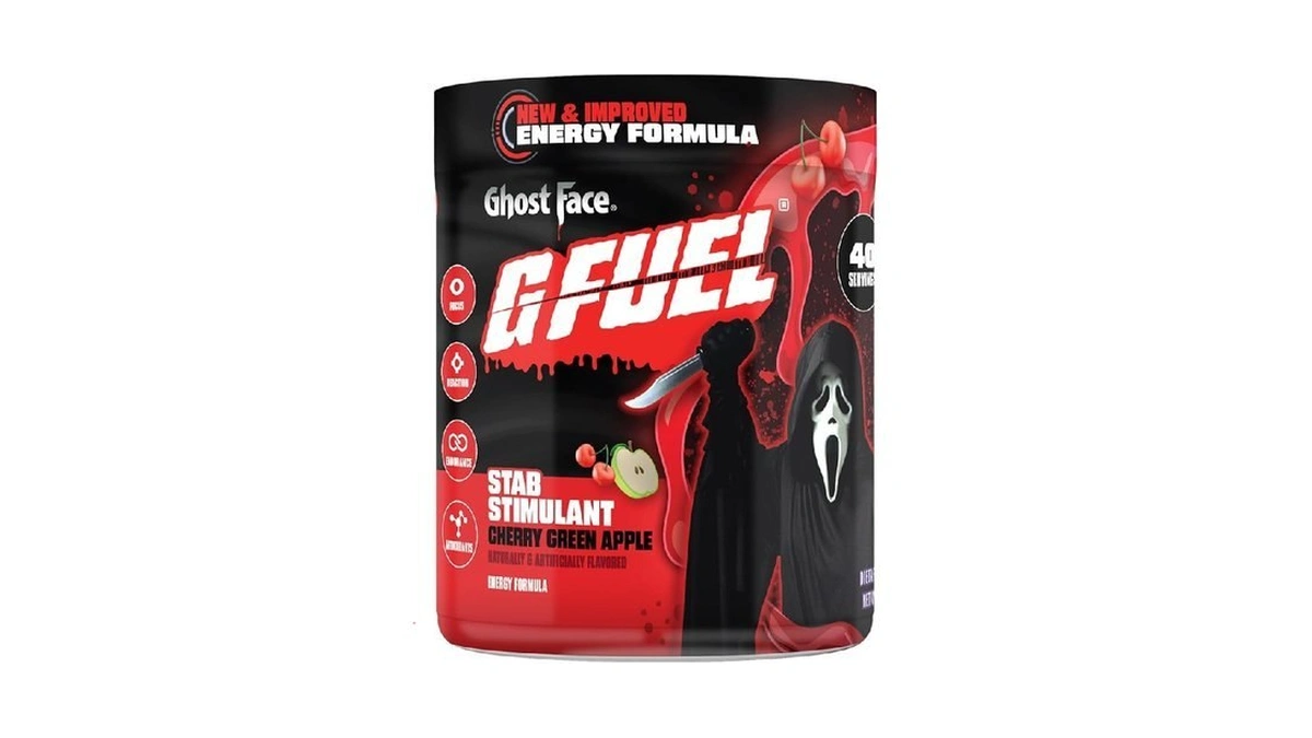 G Fuel Ghost Face 2.0 Energy Drink Powder, Pre Workout