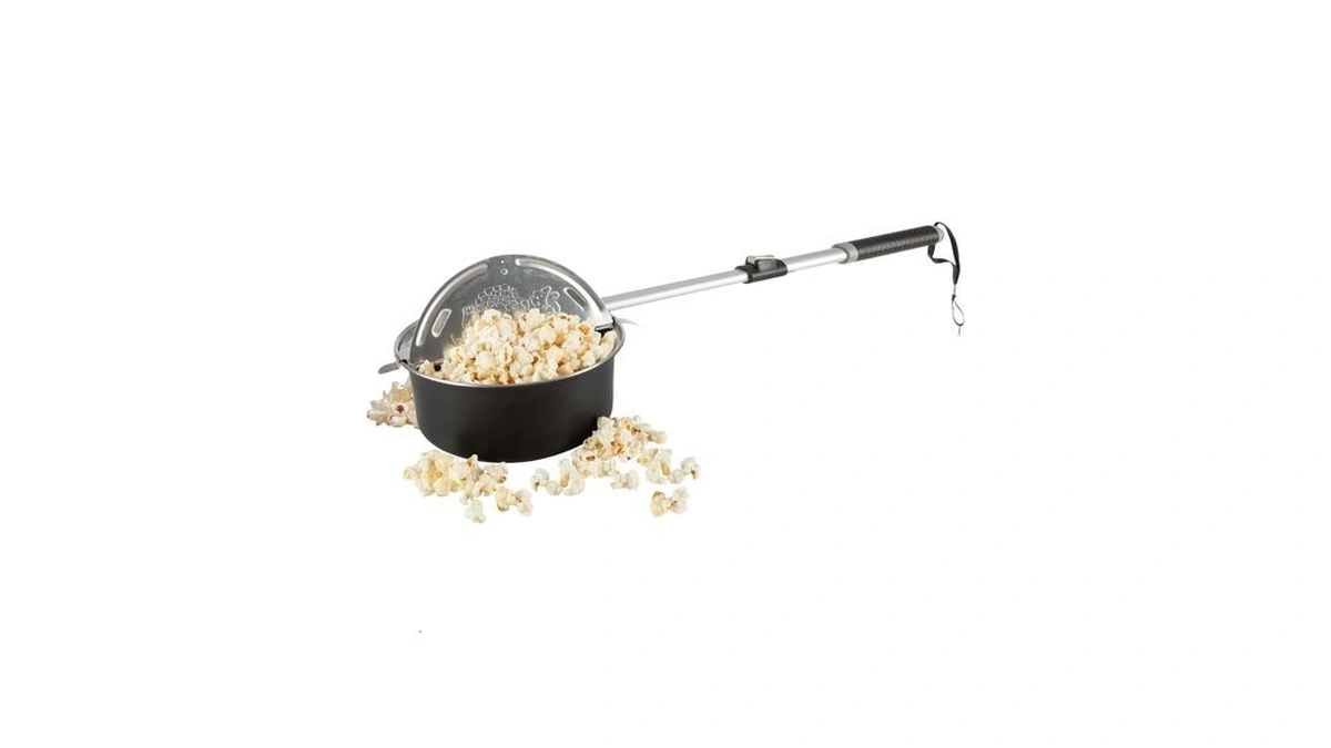 Campfire Popcorn Popper - Old Fashioned Popcorn Maker With Telescoping