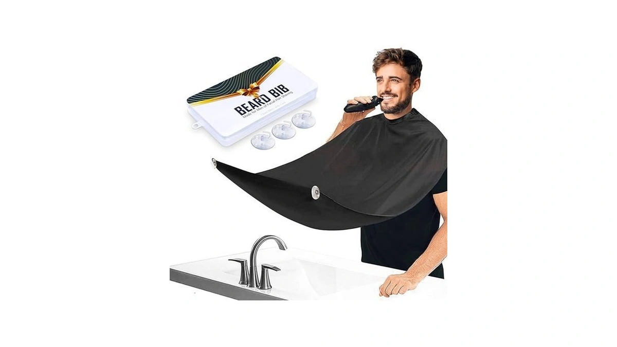 Beard Bib Beard Apron,dad Fathers Day Gift,beard Trimming Catcher Bib,hair