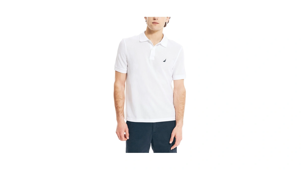 Reg Nautica Men Short Sleeve Solid
