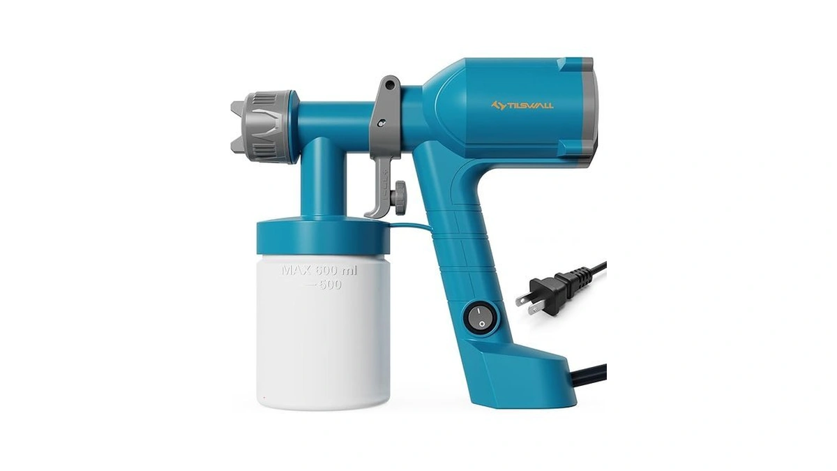 Tilswall Paint Sprayer,upgraded Ultra-light Electric Paint Spray Gun With 2