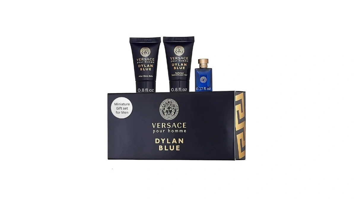 Versace Dylan Blue Pour Homme 3-piece Miniature Set For Men