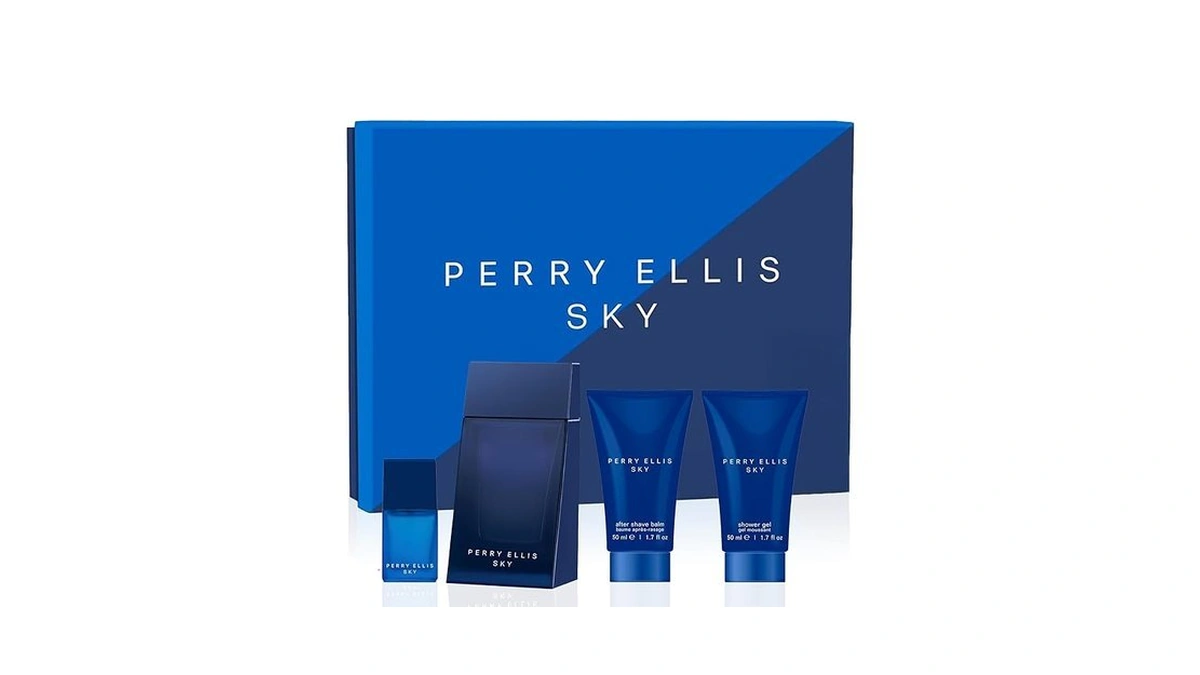 Perry Ellis Sky 4-piece Men's Gift Set - 3.4 Oz