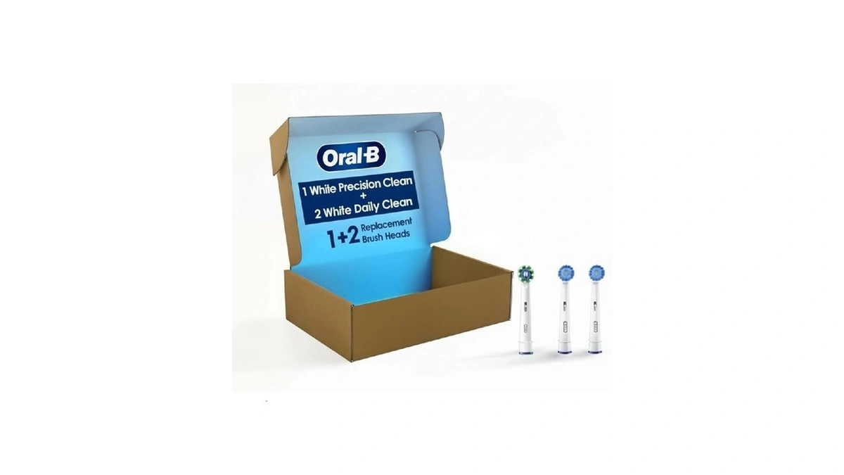 Oral-b Electric Toothbrush Replacement Brush Heads, Precision Clean, White, 1