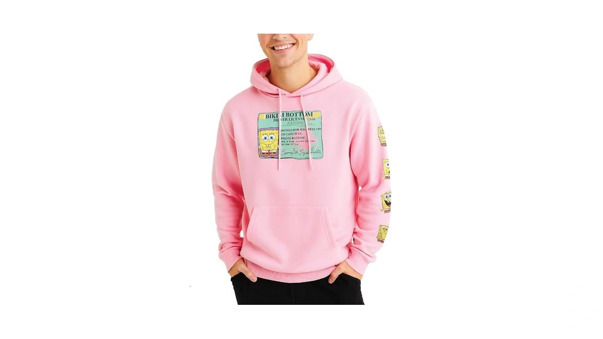 Nickelodeon Mens Hoodies - Spongebob And Patrick Unisex Fleece Graphic