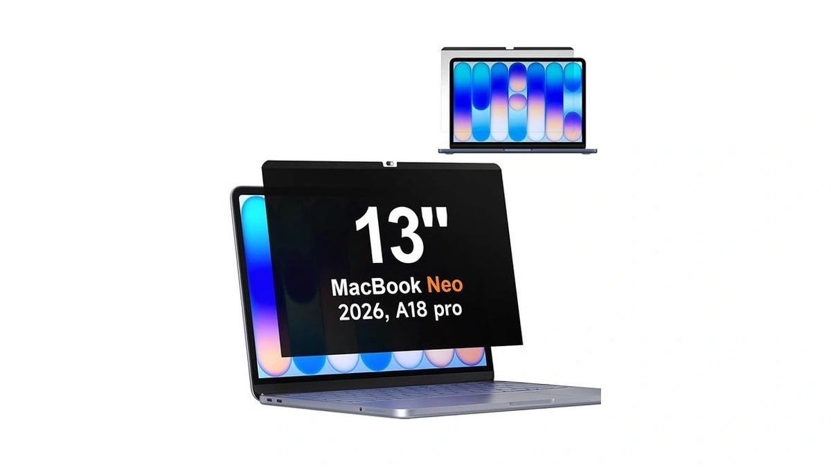 Magnetic Privacy Screen For Macbook Neo 13 Inch A18 Pro