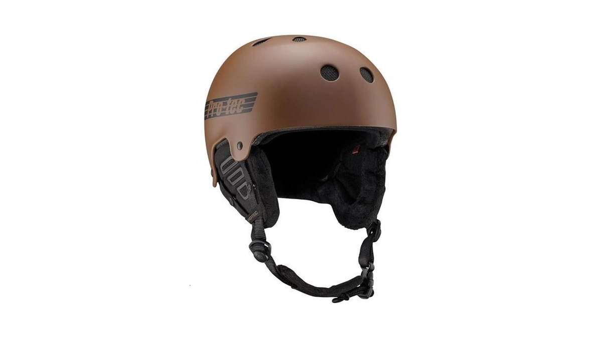Pro-tec Old School Snow Helmet, Full Coverage Terry And Mesh