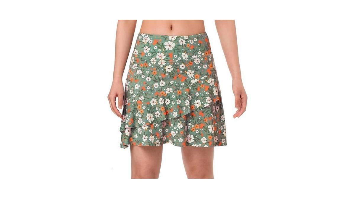 Anivivo Women Skorts Skirts 18" Tennis Golf Pickleball Ruffle Skorts