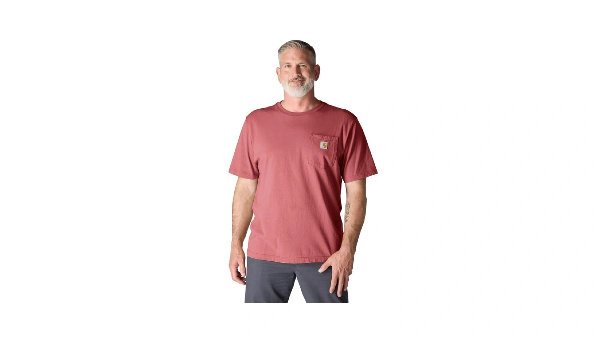 Carhartt Men's Iconic K87 Pocket T-shirt, Light Amber, 4x-large