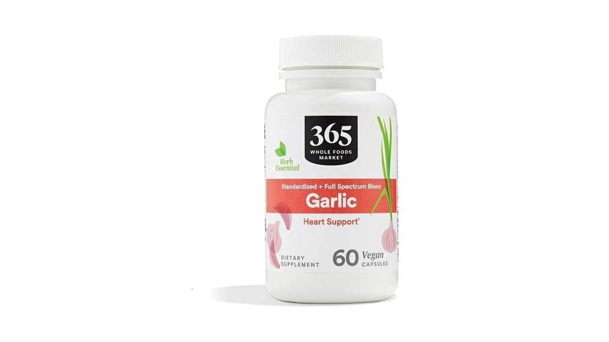 365 By Whole Foods Market, Garlic Dietary Supplement, Vegan Capsules,
