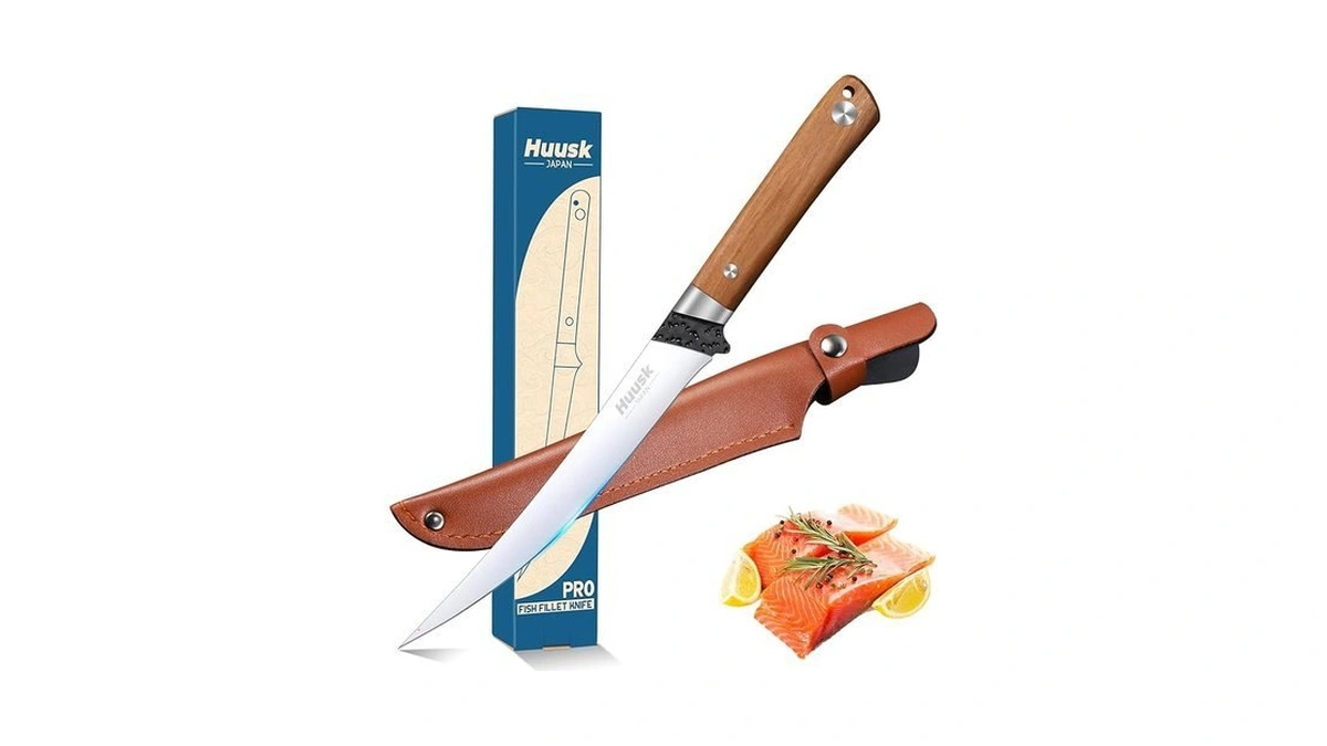 Huusk 7 Inch Fillet Knife - Sharp Japanese Fillet Knife