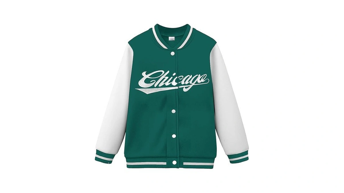 Purechapter Boys Baseball Jacket Kids Varsity Jacket Classic Embroidered Cardigan