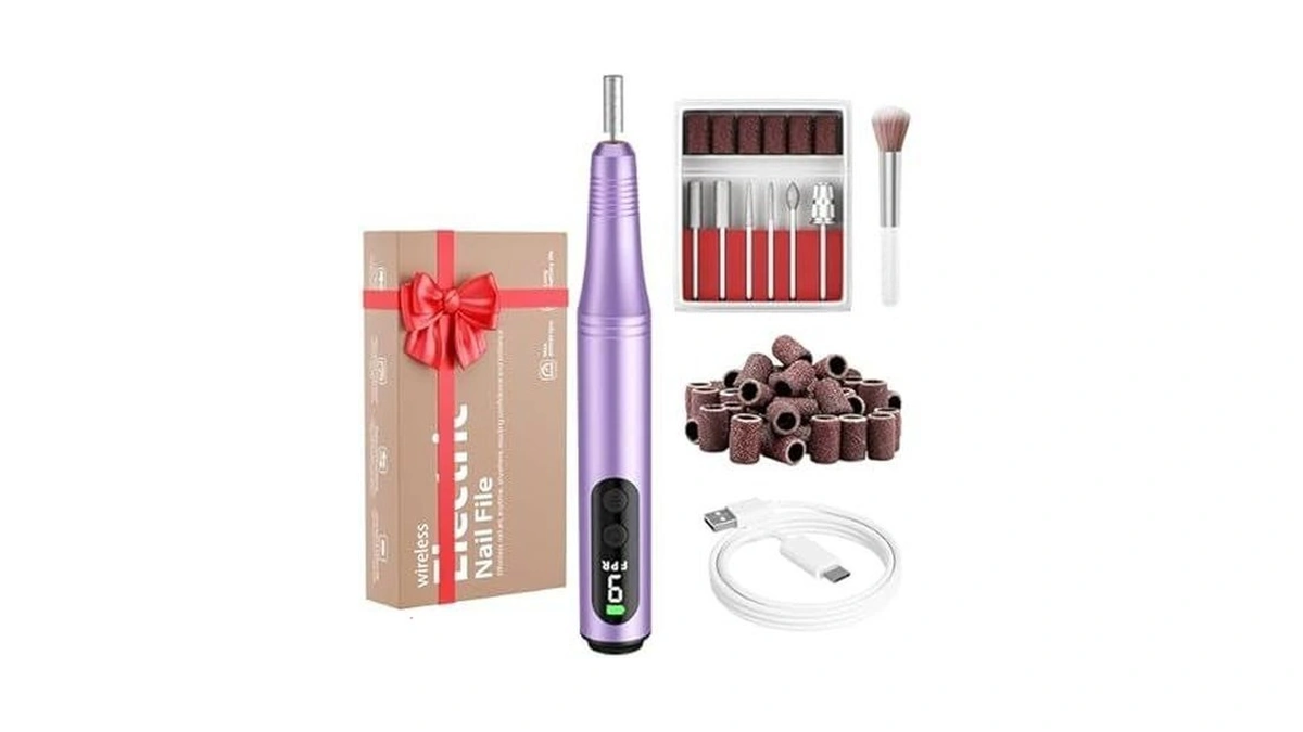 Electric Nail Drill Kit, Electric Nail File Cordless Nail Drill