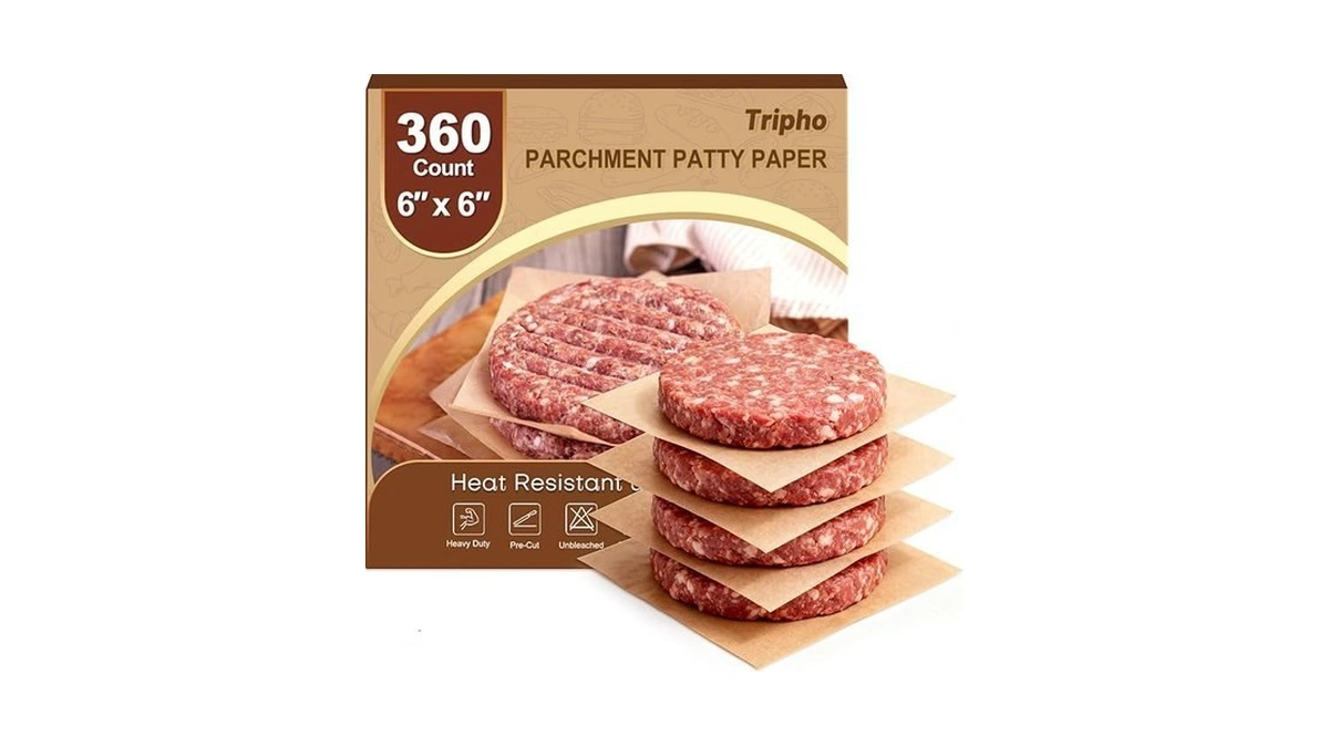 360 Count 6"x 6" Heavy Duty Patty Paper Sheets For