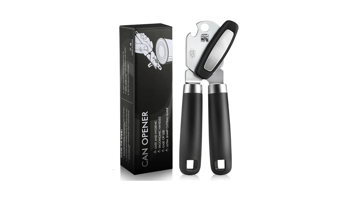 Multifunctional Can Opener Manual, Durable Heavy Duty Handheld Strong Can