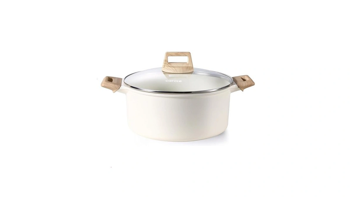 Carote 6 Qt Nonstick Stock Pot With Lid Soup Pot,