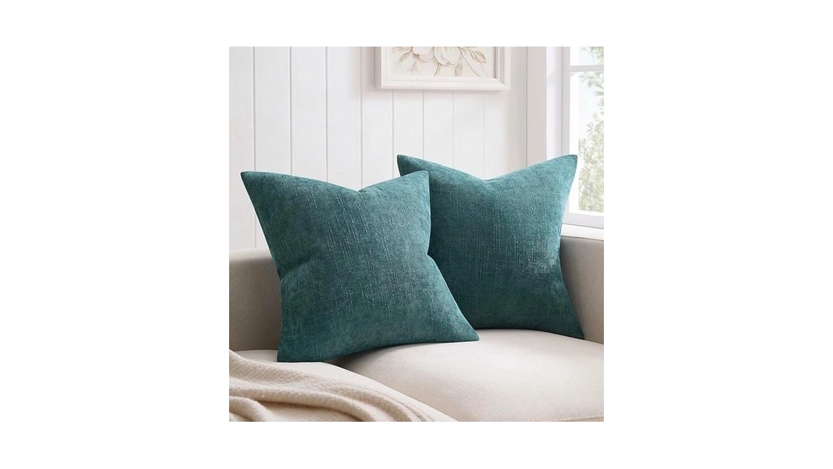 Juspurbet Pillow Covers 20x20 Set Of 2 Decorative Texture Throw