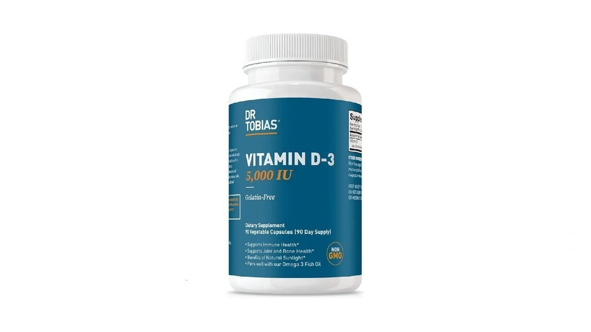 Dr. Tobias Vitamin D3 5000 Iu, Essential For Healthy Bones,