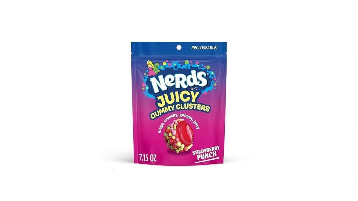 Nerds, Juicy Gummy Clusters, Strawberry Punch, Juicy And Gummy Candy,