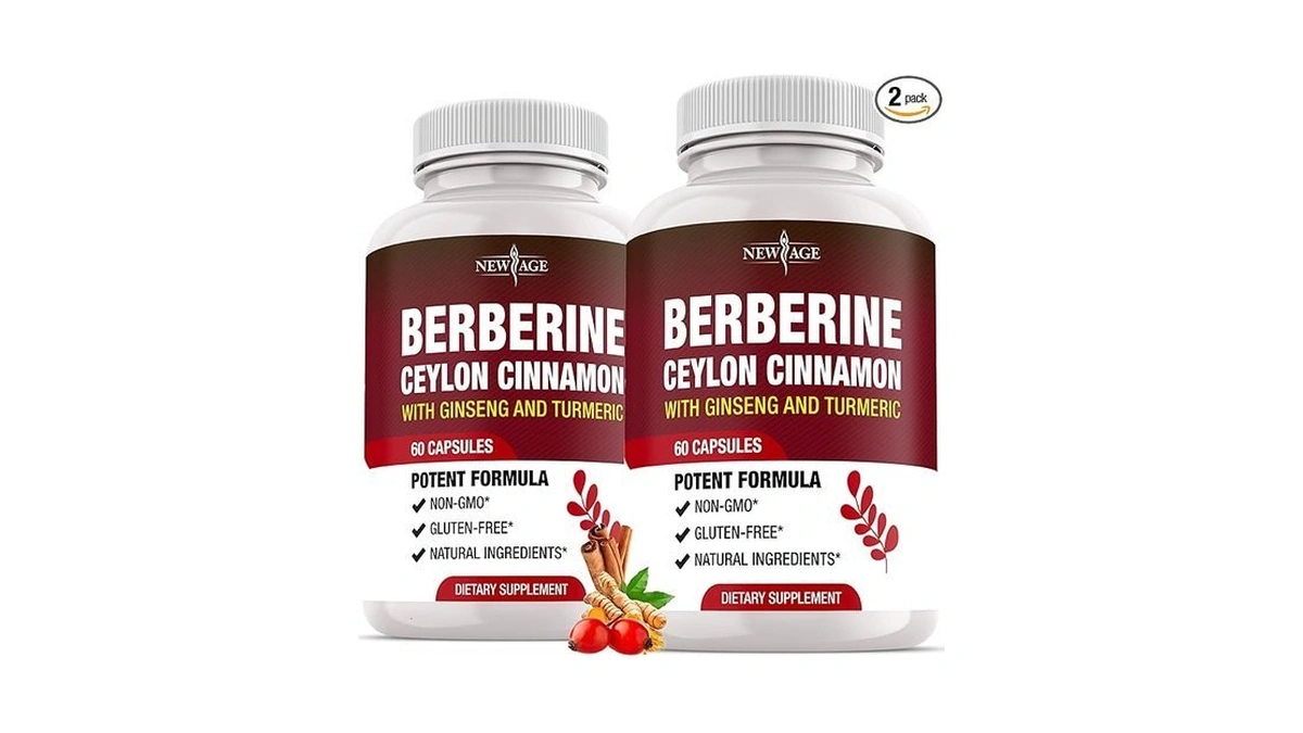 Berberine Hcl Plus Ceylon Cinnamon Turmeric Licorice Extract, Gymnema Sylvestre,